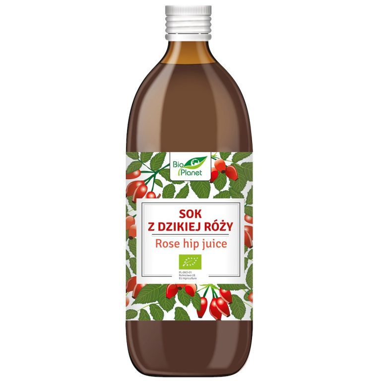 SOK Z DZIKIEJ RÓŻY BIO 500 ml - BIO PLANET