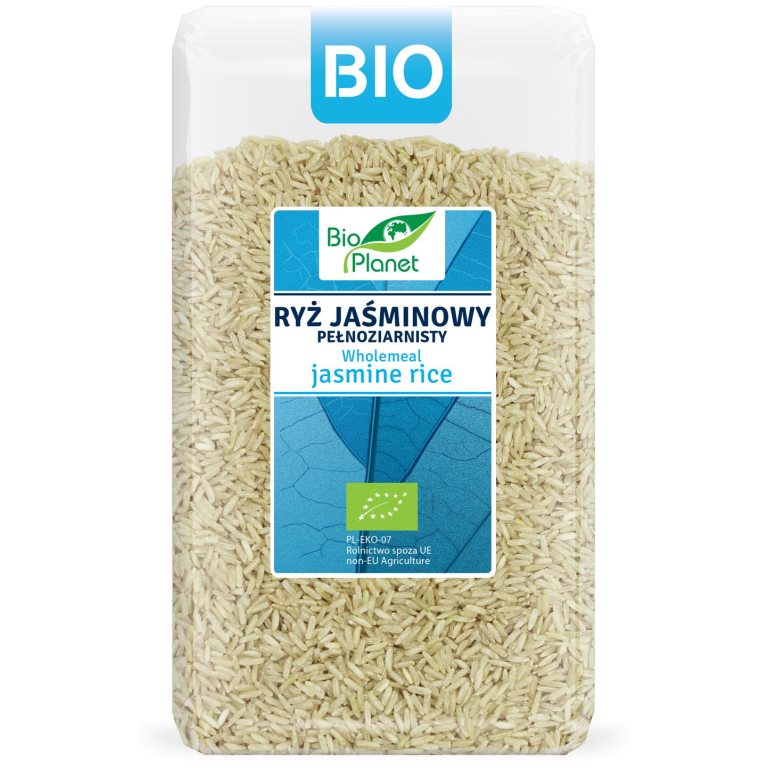 RYŻ JAŚMINOWY PEŁNOZIARNISTY BIO 1 kg - BIO PLANET