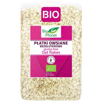 PŁATKI OWSIANE BEZGLUTENOWE BIO 1 kg - BIO PLANET