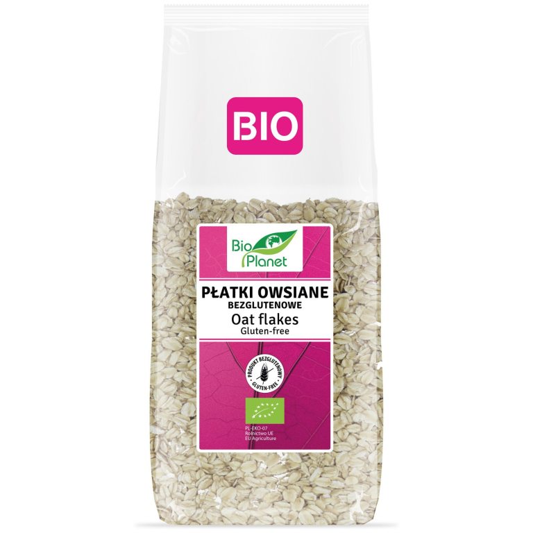 PŁATKI OWSIANE BEZGLUTENOWE BIO 600 g - BIO PLANET