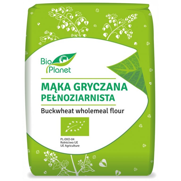 MĄKA GRYCZANA PEŁNOZIARNISTA BIO 1 kg - BIO PLANET