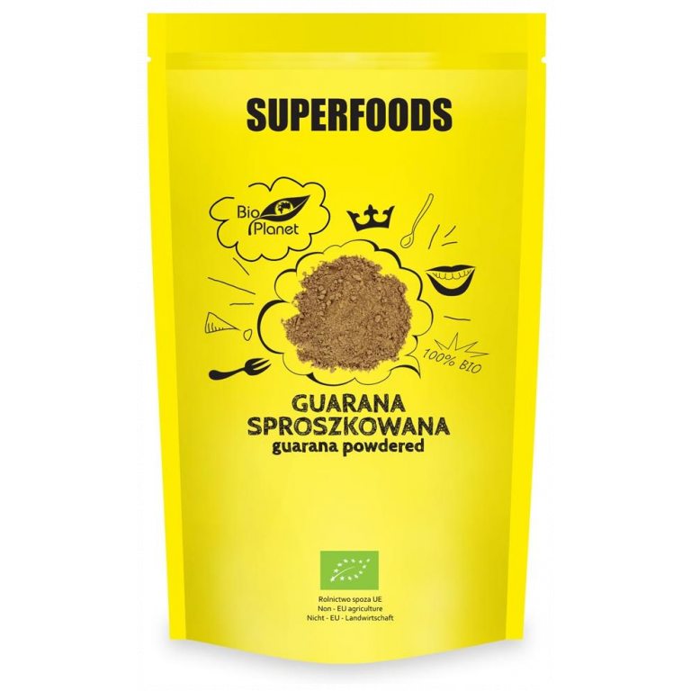 GUARANA SPROSZKOWANA BIO 150 g - BIO PLANET