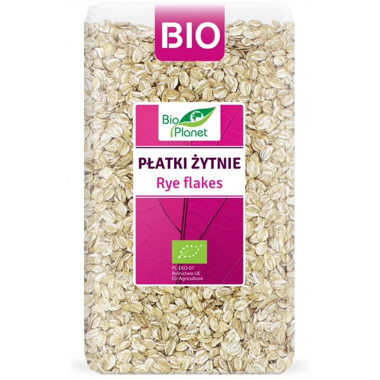 PŁATKI ŻYTNIE BIO 600 g - BIO PLANET