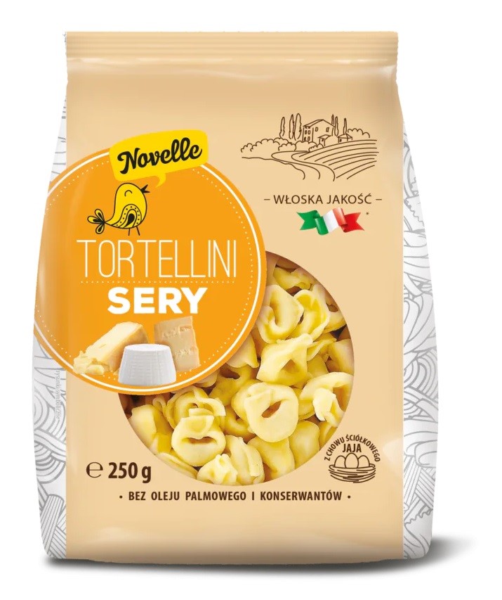 TORTELLINI Z SEREM 250 g - NOVELLE