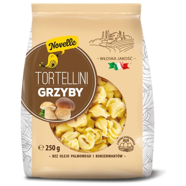 TORTELLINI Z GRZYBAMI 250 g - NOVELLE