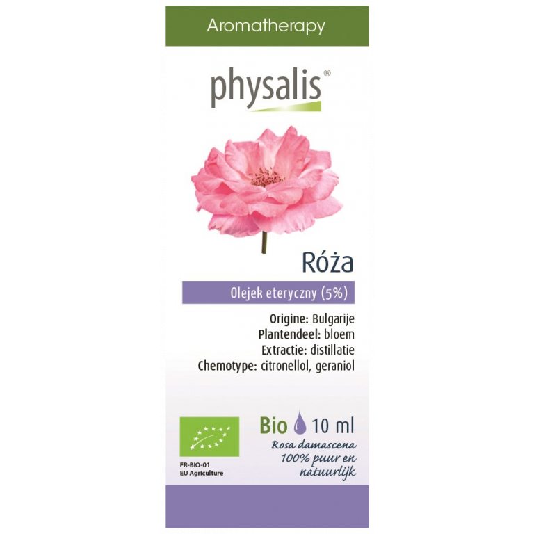 OLEJEK ETERYCZNY RÓŻA BIO 10 ml - PHYSALIS