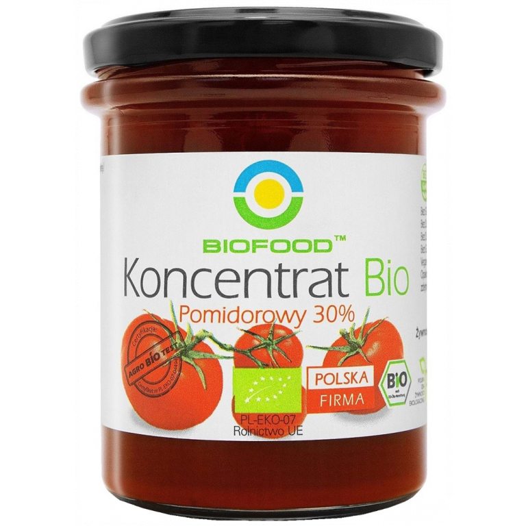 KONCENTRAT POMIDOROWY 30 % BEZGLUTENOWY BIO 200 g - BIO FOOD