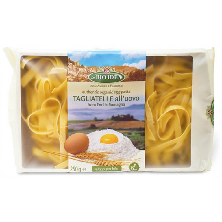 MAKARON (SEMOLINOWY JAJECZNY) TAGLIATELLE BIO 250 g - LA BIO IDEA