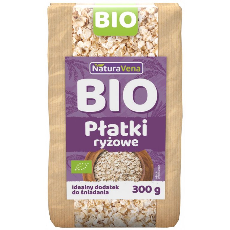 PŁATKI RYŻOWE BIO 300 g - NATURAVENA