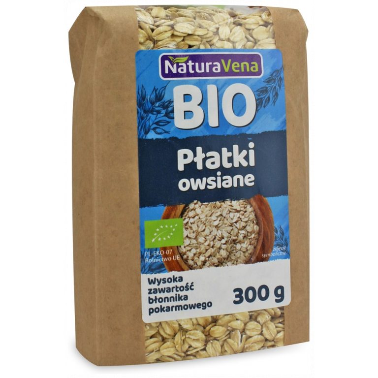 PŁATKI OWSIANE BIO 300 g - NATURAVENA