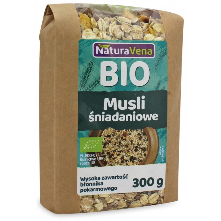 MUSLI ŚNIADANIOWE BIO 300 g - NATURAVENA