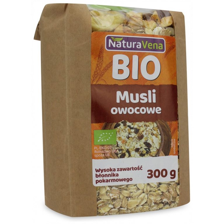 MUSLI OWOCOWE BIO 300 g - NATURAVENA