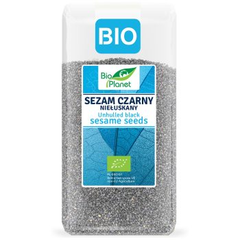 SEZAM CZARNY NIEŁUSKANY BIO 200 g - BIO PLANET