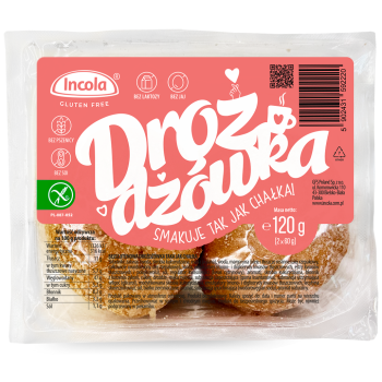 DROŻDŻÓWKA CHAŁKA BEZGLUTENOWA (2 szt.) 120 g - INCOLA