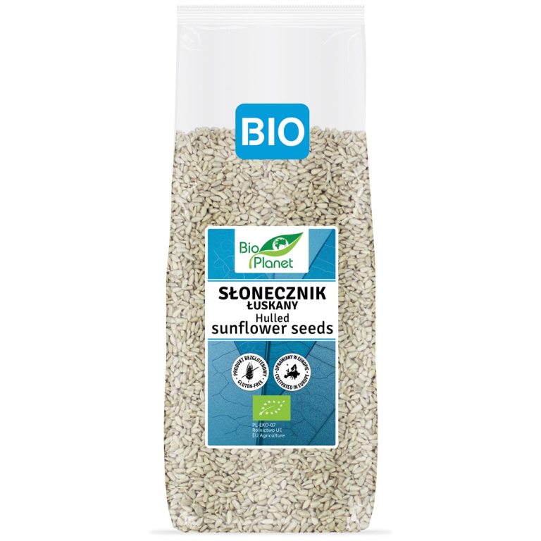 SŁONECZNIK ŁUSKANY BEZGLUTENOWY BIO 800 g - BIO PLANET
