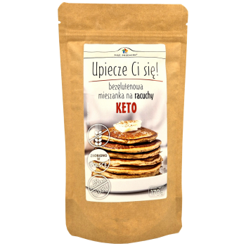 MIESZANKA DO WYPIEKU RACUCHÓW BEZGLUTENOWA KETO 170 g - PIĘĆ PRZEMIAN
