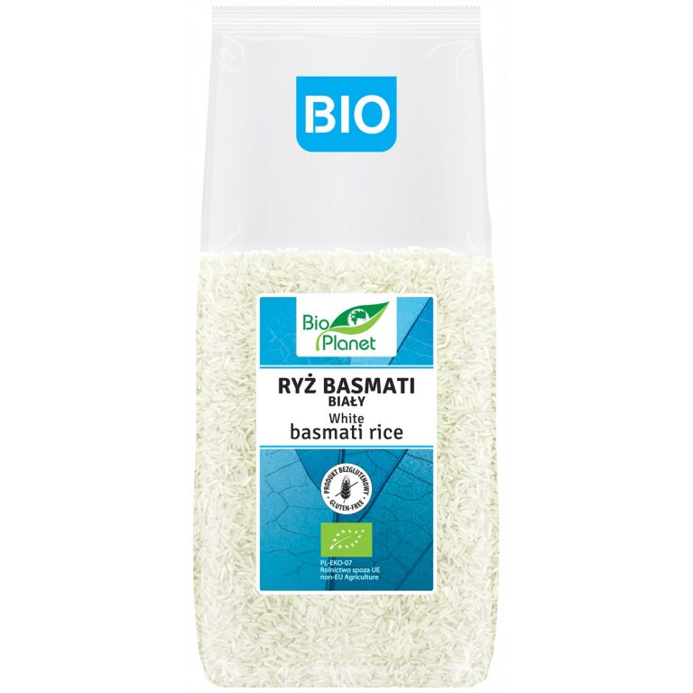 RYŻ BASMATI BIAŁY BEZGLUTENOWY BIO 1 kg - BIO PLANET