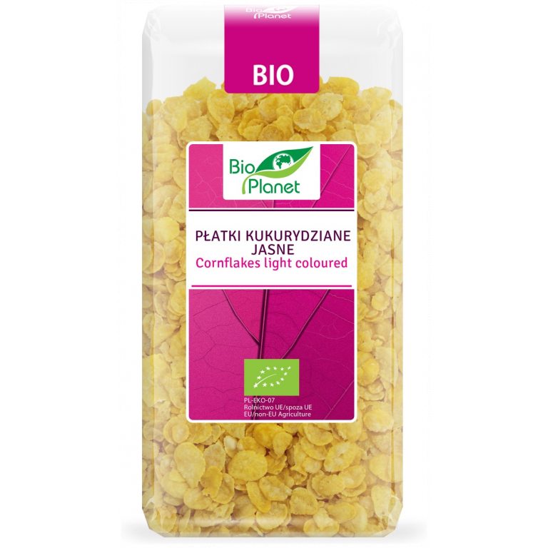 PŁATKI KUKURYDZIANE JASNE BIO 250 g - BIO PLANET