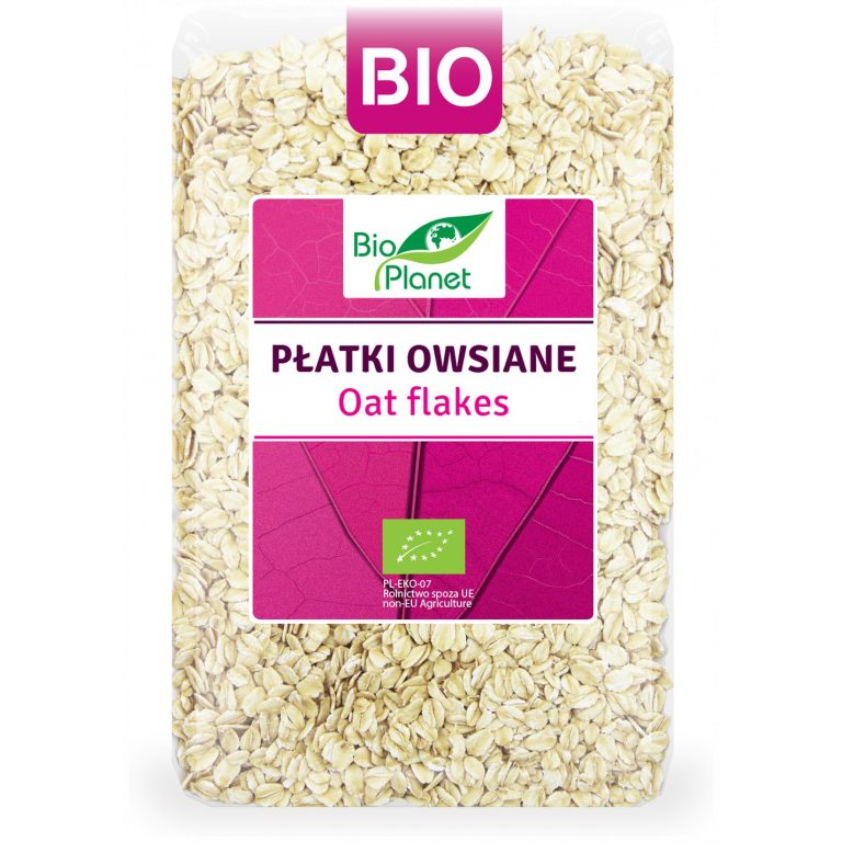 PŁATKI OWSIANE BIO 1 kg - BIO PLANET