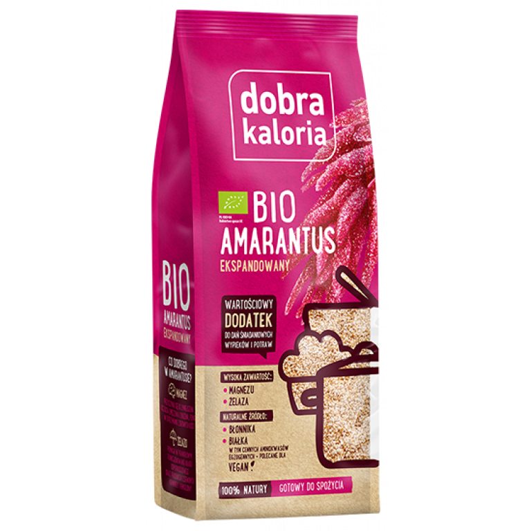 AMARANTUS EKSPANDOWANY BIO 120 g - DOBRA KALORIA