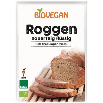 ZAKWAS CHLEBOWY ŻYTNI W PŁYNIE BIO 150 g - BIOVEGAN