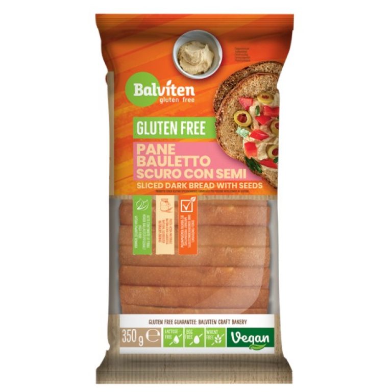 CHLEB CIEMNY Z ZIARNAMI KROJONY BEZGLUTENOWY 350 g - BALVITEN