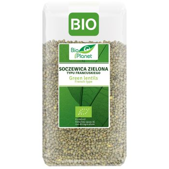 SOCZEWICA ZIELONA TYPU FRANCUSKIEGO BIO 500 g - BIO PLANET