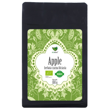 HERBATA CZARNA LIŚCIASTA JABŁKOWA BIO 100 g - ECOBLIK