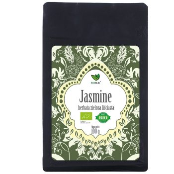 HERBATA ZIELONA LIŚCIASTA JAŚMINOWA BIO 100 g - ECOBLIK