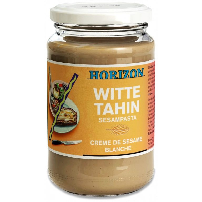 TAHINI BIAŁE (PASTA SEZAMOWA) BIO 350 g - HORIZON