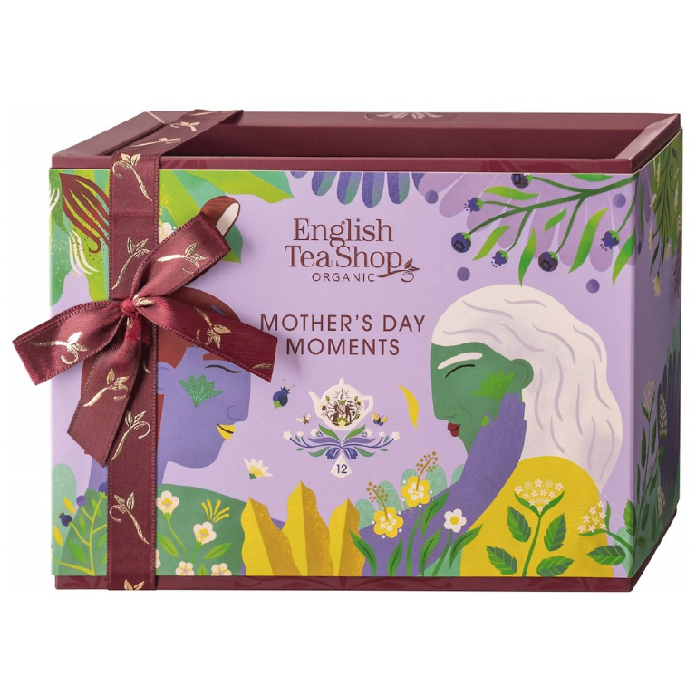 KOLEKCJA HERBAT I HERBATEK NA DZIEŃ MAMY BIO PIRAMIDKI 3 SMAKI (12 x 2 g) 24 g - ENGLISH TEA SHOP (PRODUKT SEZONOWY)