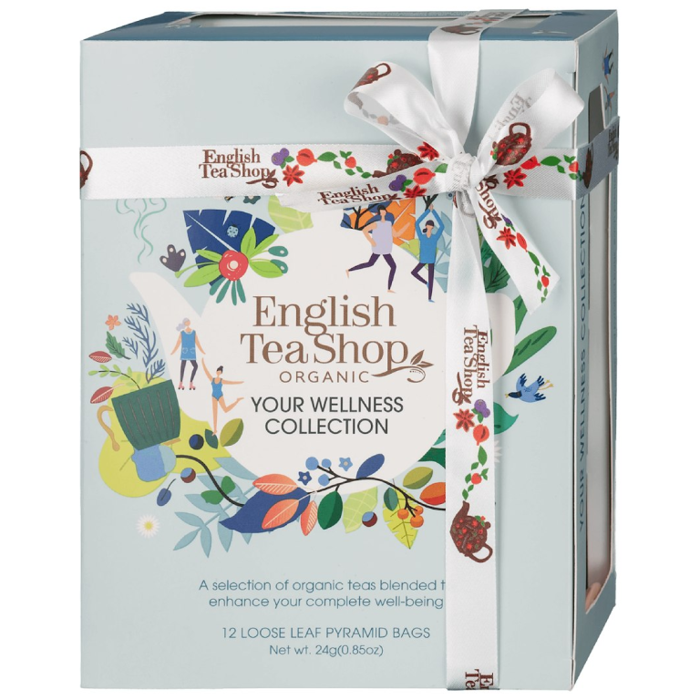 KOLEKCJA HERBATEK OWOCOWO - ZIOŁOWYCH BIO PIRAMIDKI (YOUR WELLNESS - 6 SMAKÓW) (12 x 2 g) 24 g - ENGLISH TEA SHOP