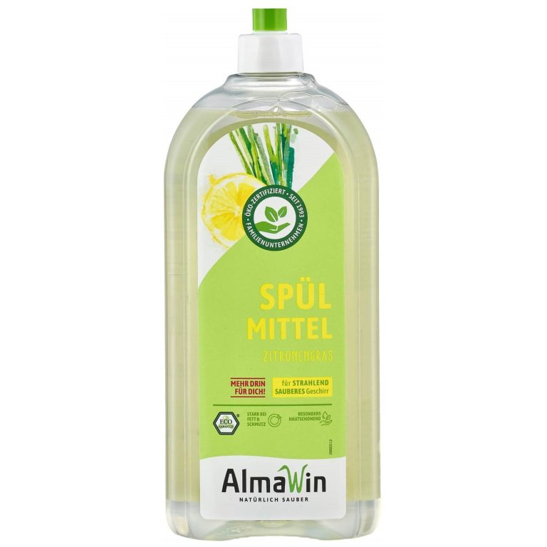 PŁYN DO MYCIA NACZYŃ TRAWA CYTRYNOWA (KONCENTRAT) ECO 1 L - ALMAWIN