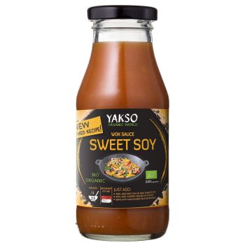 SOS SOJOWY SŁODKI DO WOKA BIO 240 ml - YAKSO
