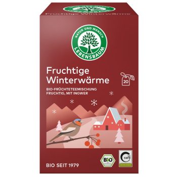 HERBATKA OWOCOWE ZIMOWE CIEPŁO BIO (20 x 2 g) 40 g - LEBENSBAUM (PRODUKT SEZONOWY)