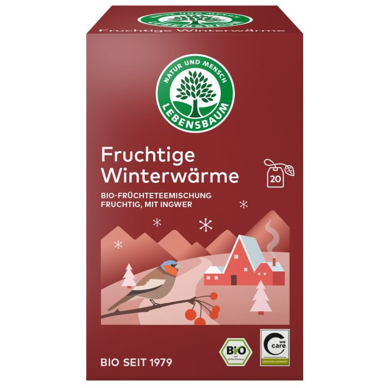 HERBATKA OWOCOWE ZIMOWE CIEPŁO BIO (20 x 2 g) 40 g - LEBENSBAUM (PRODUKT SEZONOWY)