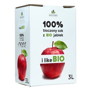 SOK JABŁKOWY NFC BIO 3 L - DOLINA CZERSKA