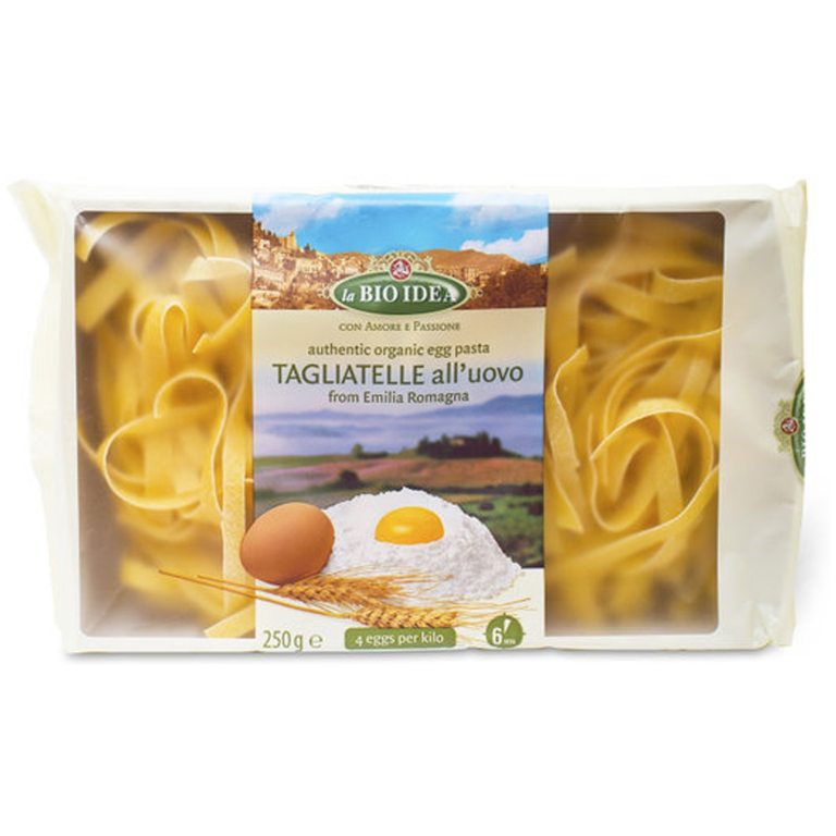MAKARON (SEMOLINOWY JAJECZNY) TAGLIATELLE BIO 250 g - LA BIO IDEA