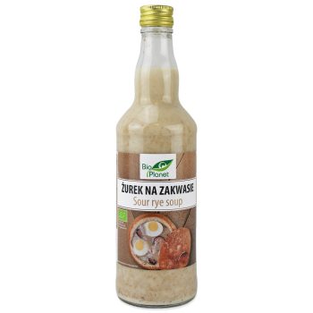 ŻUREK NA ZAKWASIE NIEPASTERYZOWANY BIO 500 ml - BIO PLANET