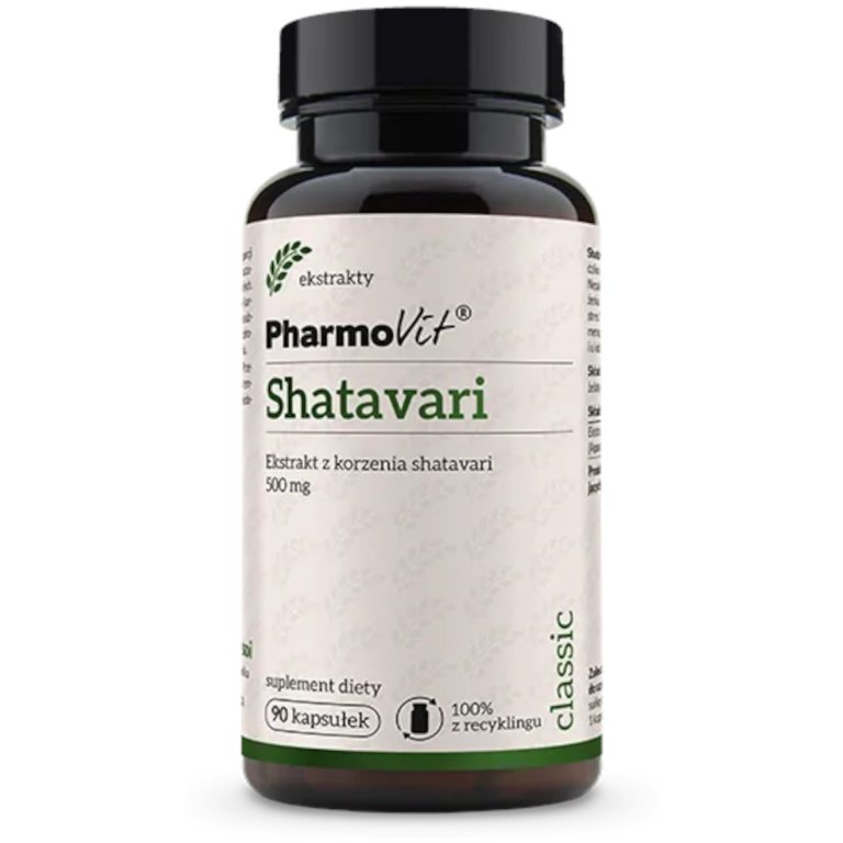 SHATAVARI EKSTRAKT (500 mg) BEZGLUTENOWY 90 KAPSUŁEK - PHARMOVIT (CLASSIC)
