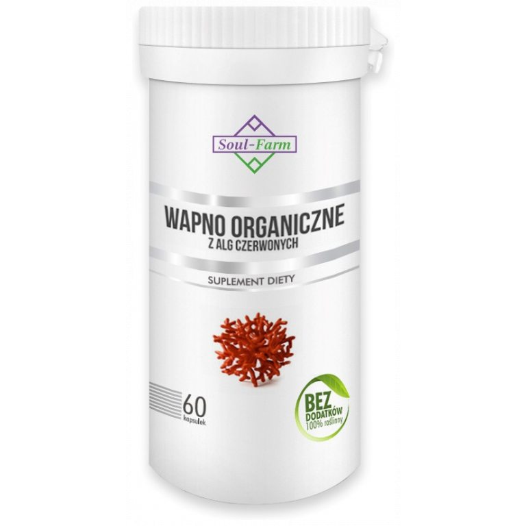 WAPNO ORGANICZNE (800 mg) 60 KAPSUŁEK - SOUL FARM