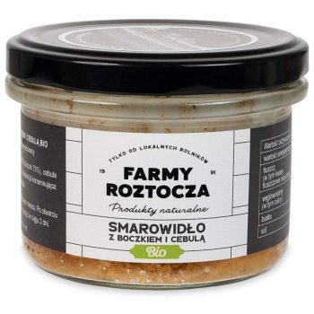 SMAROWIDŁO Z BOCZKIEM I CEBULĄ BIO 180 g (SŁOIK)  - FARMY ROZTOCZA
