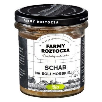 SCHAB NA SOLI MORSKIEJ BIO 250 g (SŁOIK) - FARMY ROZTOCZA