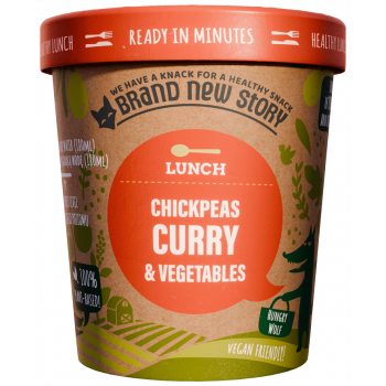 CURRY Z CIECIERZYCĄ I WARZYWAMI BEZ DODATKU CUKRU 70 g - BRAND NEW STORY