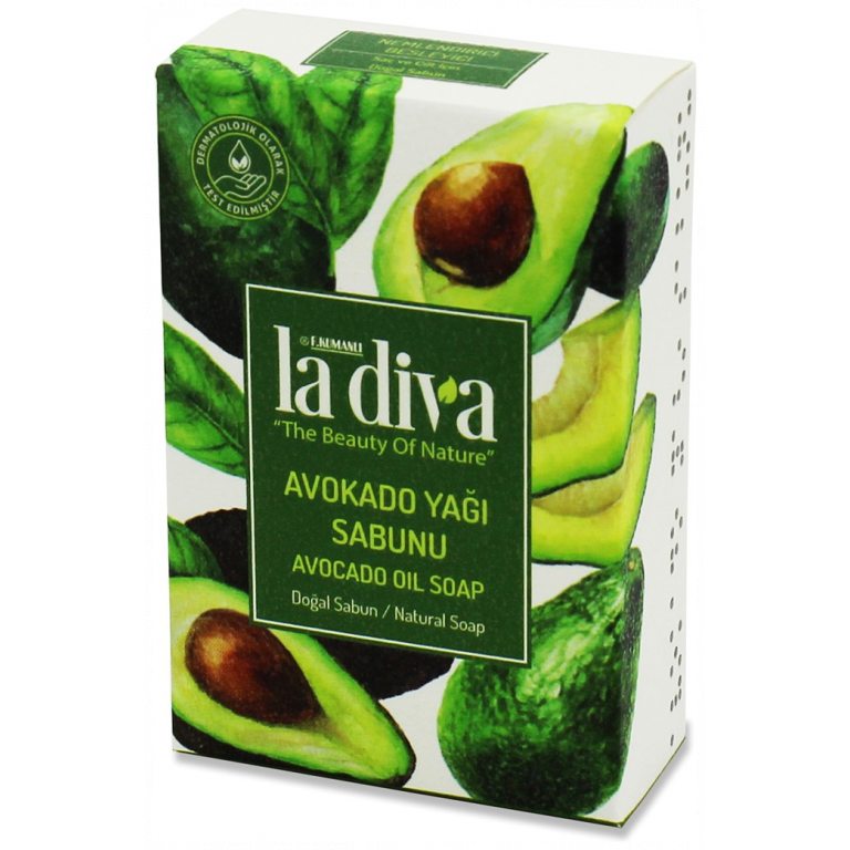 MYDŁO W KOSTCE AWOKADO 100 g - LA DIVA