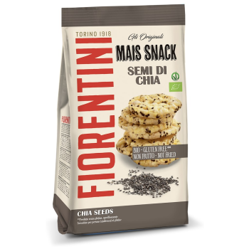 KRĄŻKI KUKURYDZIANE Z CHIA BEZGLUTENOWE BIO 50 g - FIORENTINI