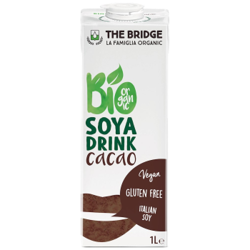 NAPÓJ SOJOWY O SMAKU CZEKOLADOWYM BEZGLUTENOWY BIO 1 L - THE BRIDGE