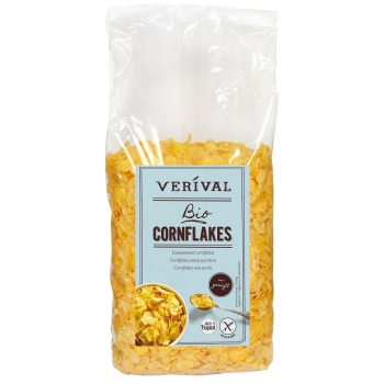PŁATKI KUKURYDZIANE BEZ DODATKU CUKRÓW BEZGLUTENOWE BIO 500 g - VERIVAL