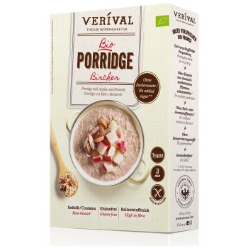 OWSIANKA Z JABŁKIEM I MIGDAŁAMI BEZ DODATKU CUKRÓW BEZGLUTENOWA BIO 350 g - VERIVAL