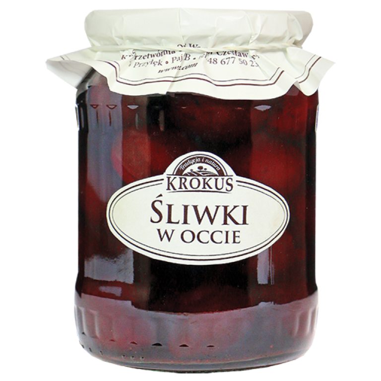 ŚLIWKI W OCCIE BEZGLUTENOWE 500 g (250 g) - KROKUS